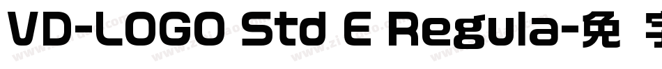 VD-LOGO Std E Regula字体转换